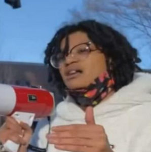 Radical nutbag BLM protestor Carmen Jones