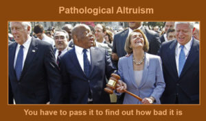 Nancy Pelosi's Pathological Altruism